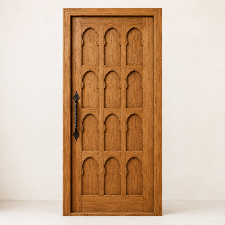 Moroccan Arched Panel Door