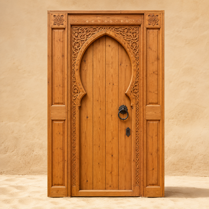 Moroccan Horseshoe Arch Door