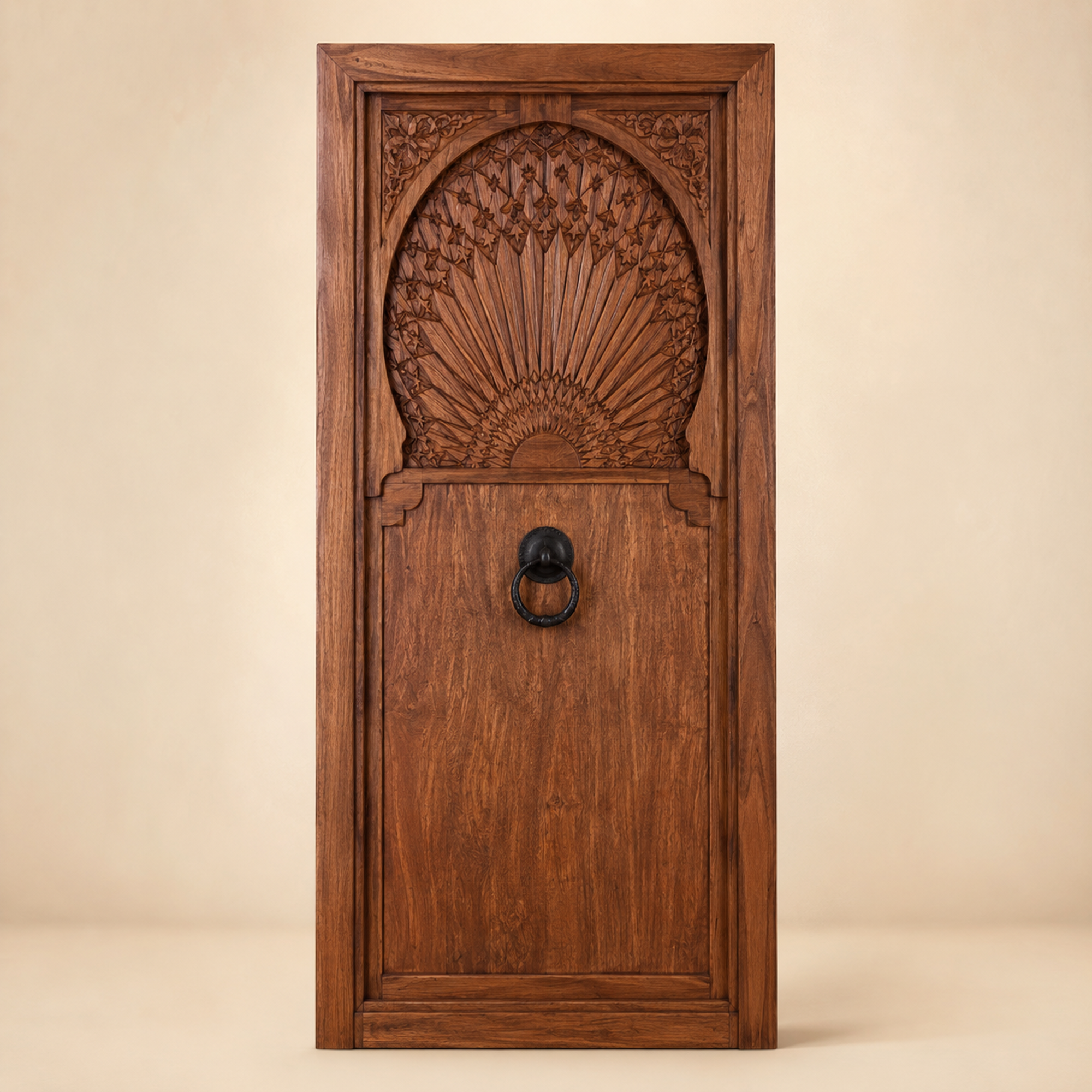 Moroccan Carved Fan Door