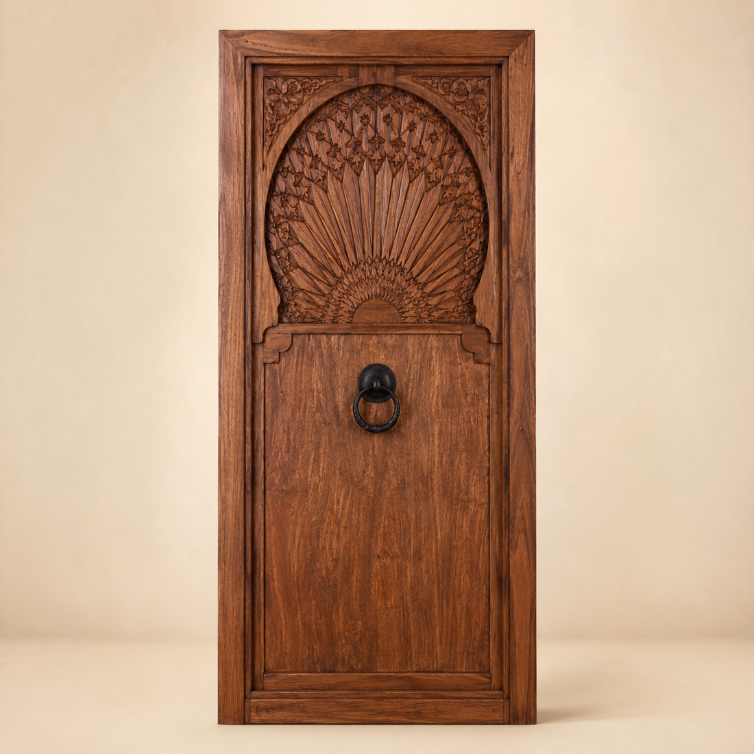 Moroccan Carved Fan Door