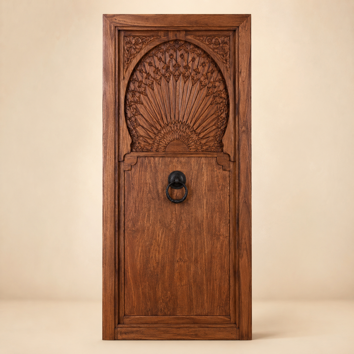 Moroccan Carved Fan Door