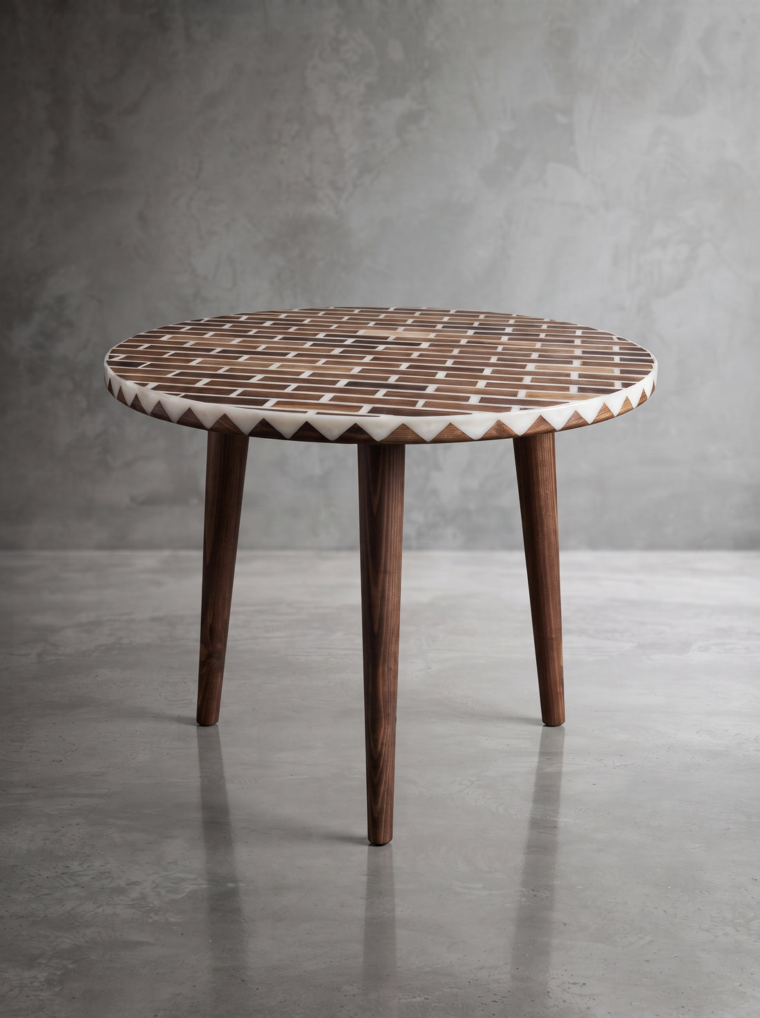 Handcrafted Moroccan Resin Brick Table