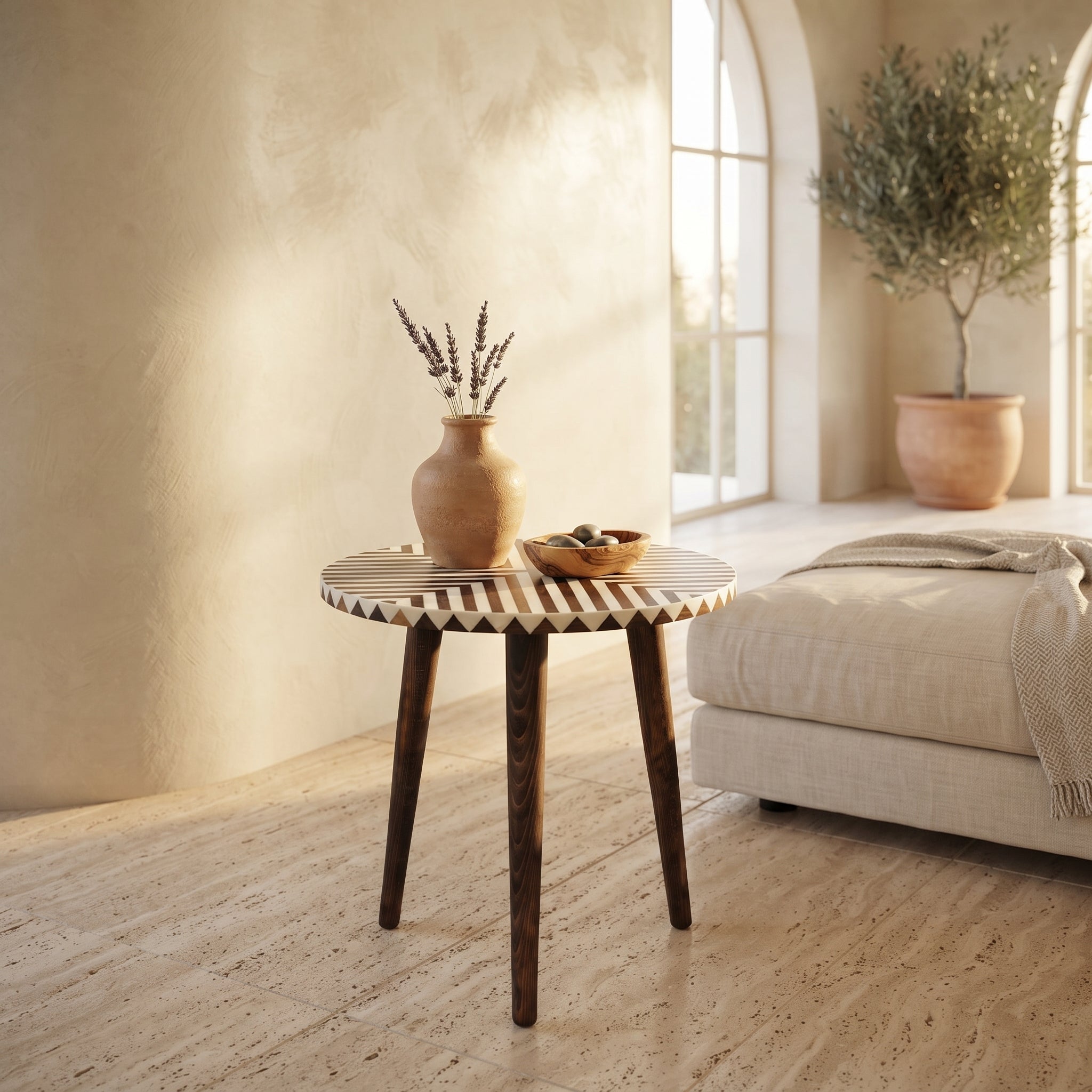 Handcrafted Moroccan Resin Table